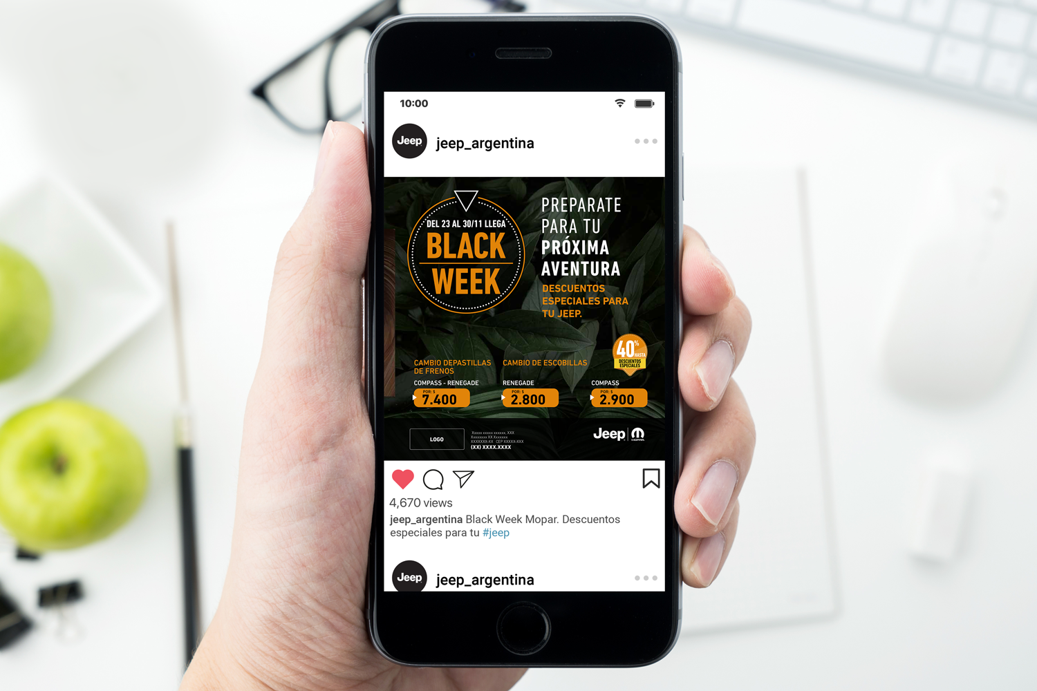 Campaña Black Week Jeep Argentina